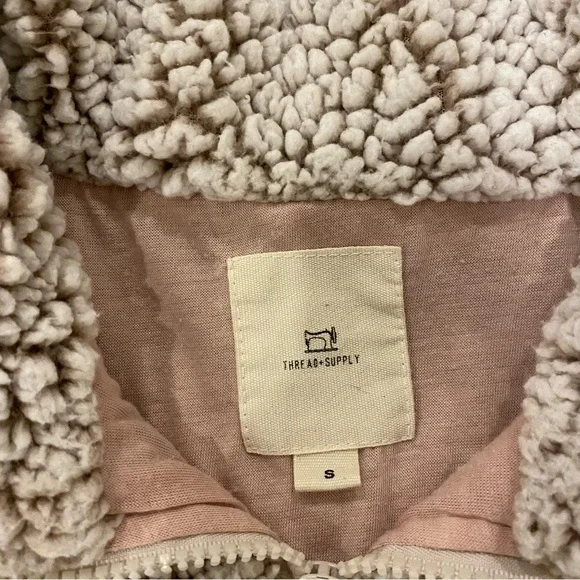 Thread & Supply Cream Sherpa Sweater - Picture 3 of 13